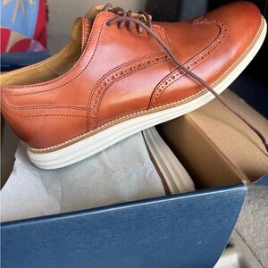 Cole Haan Men's Leather Oxford Shoes - Brown